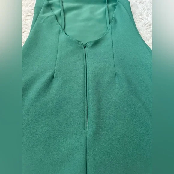 Abercrombie & Fitch Sz XS Emerald Backless Mini Dress with square neckline - Picture 5 of 10